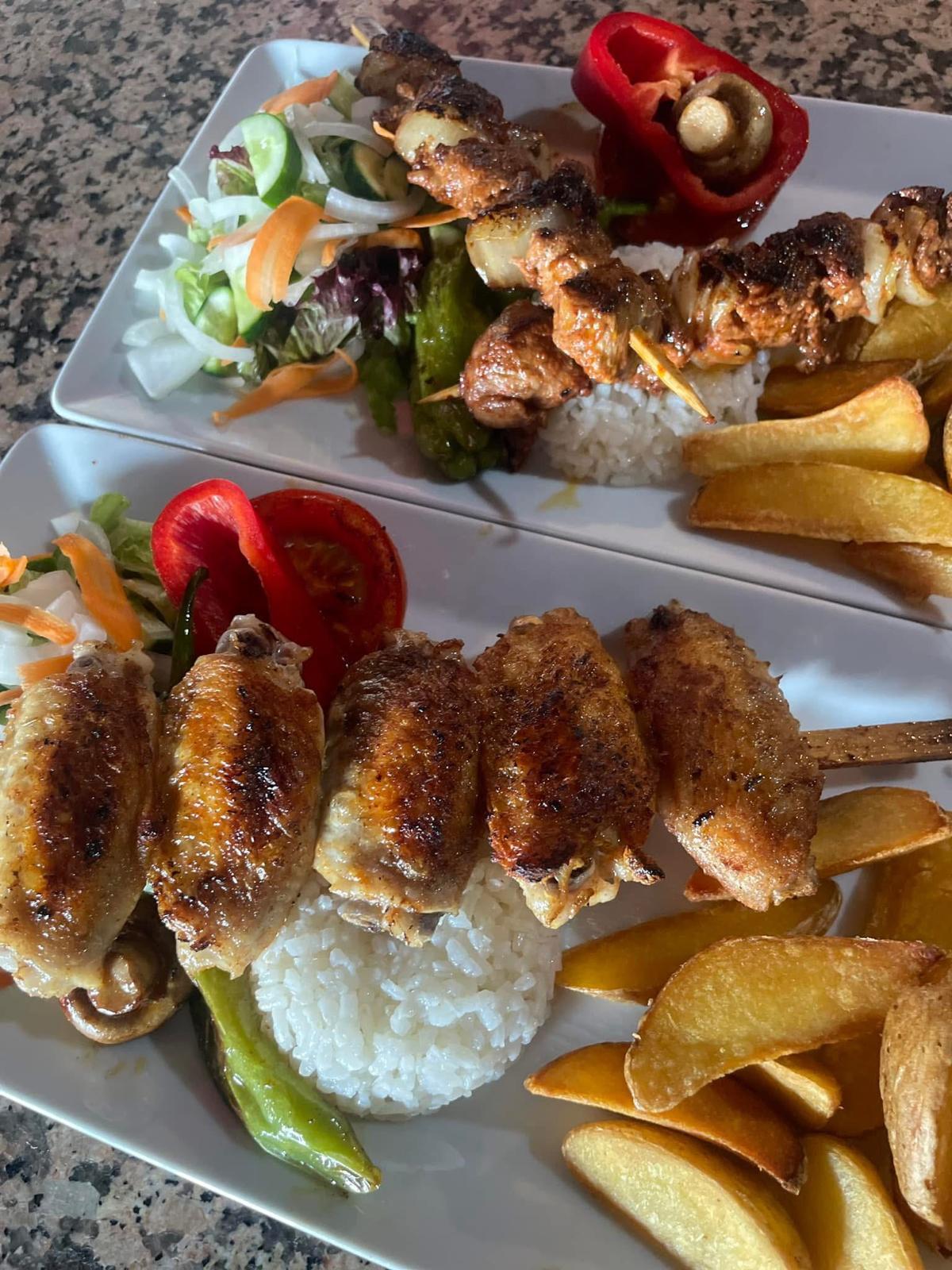 Chicken Shish & Chips